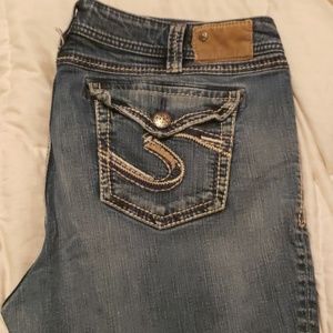 Silver Suki Jeans
